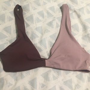 L*Space brown bikini top